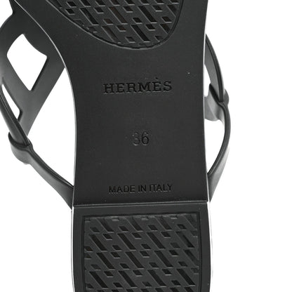 Rubber Womens Egerie Sandals 36 Black