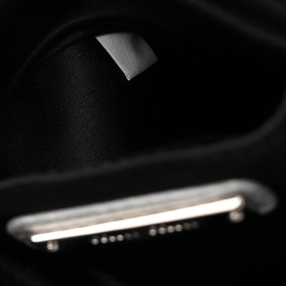 Paillettes Mate Bucket Bag Argento