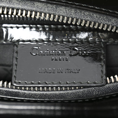 Patent Cannage Medium Lady Dior Black