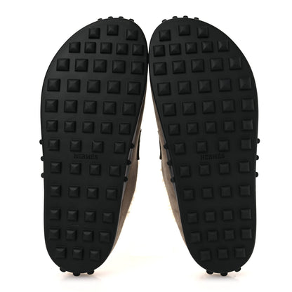 Suede Goatskin Shearling Go Mules 38 Brun Frume Ecru