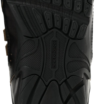 X NEW BALANCE Bleached Calfskin 530 SL Slip-On Sneakers Mules 36.5 Black