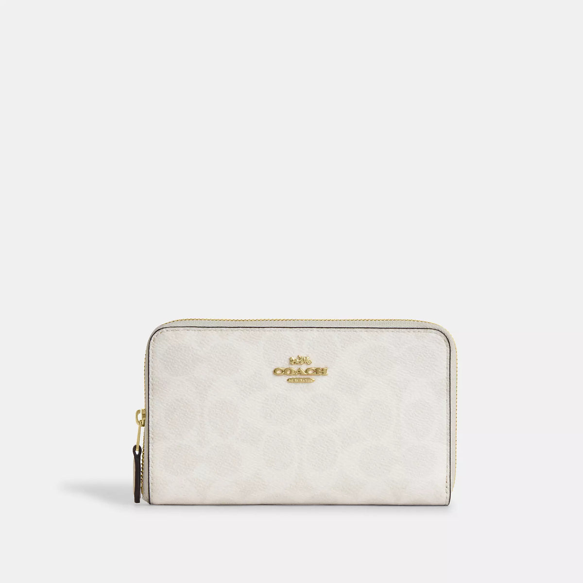 Coach Outlet Medium Id Zip Wallet In Signature Canvas