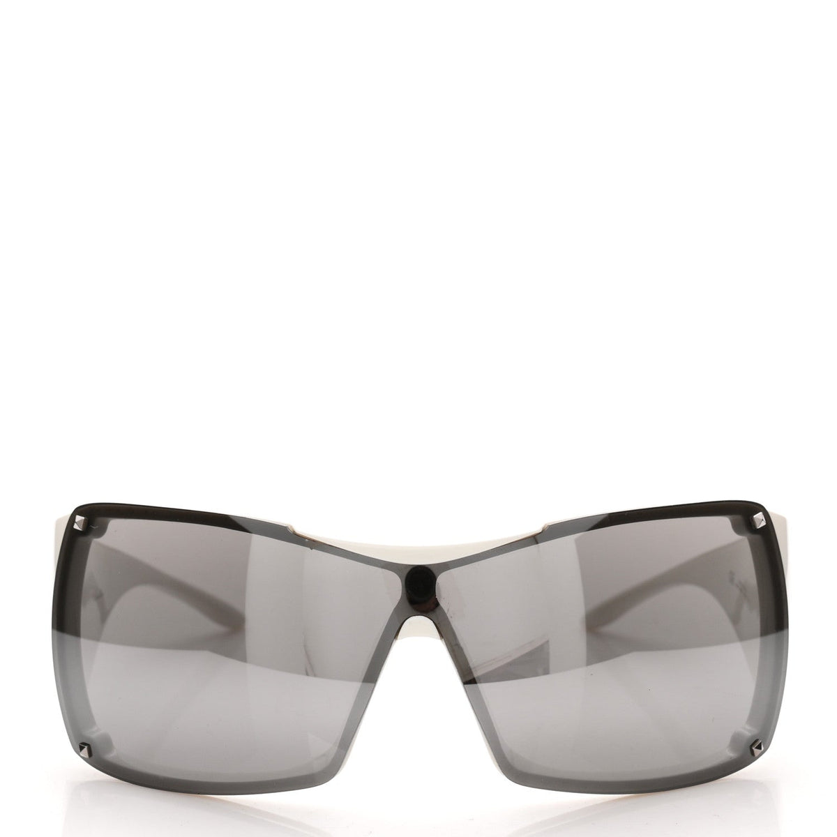 Acetate Overshine 2 Sunglasses White Black