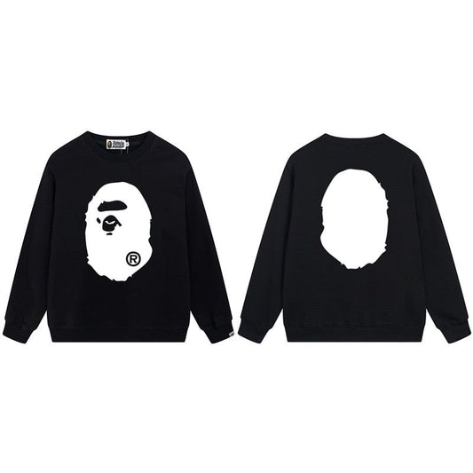 BAPE Ape Head Logo Crewneck Sweatshirt Black