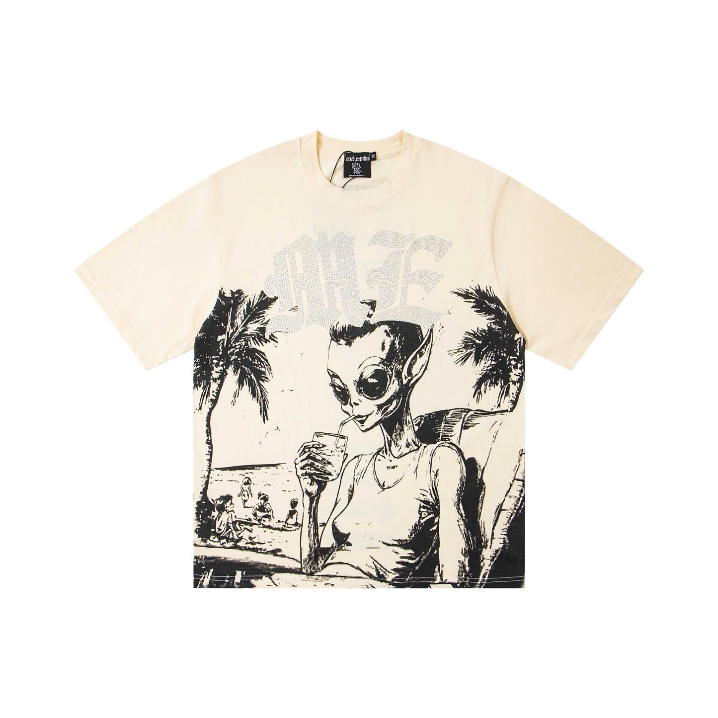 EMOTION Alien Beach Graphic T-Shirt