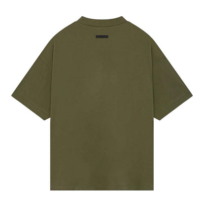 Essentials Fear of God Jersey Crewneck Tee Military