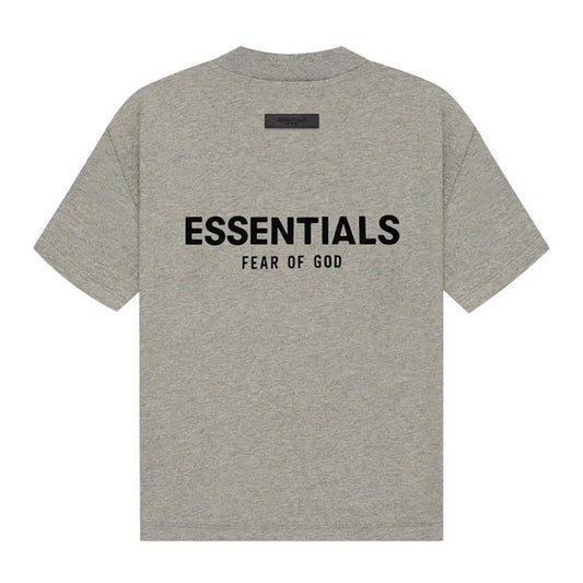 Essentials Fear of God KIDS Dark Oatmeal Tee