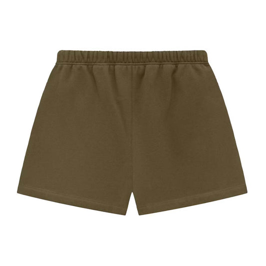 Essentials Fear of God Soccer Shorts Tee Olive