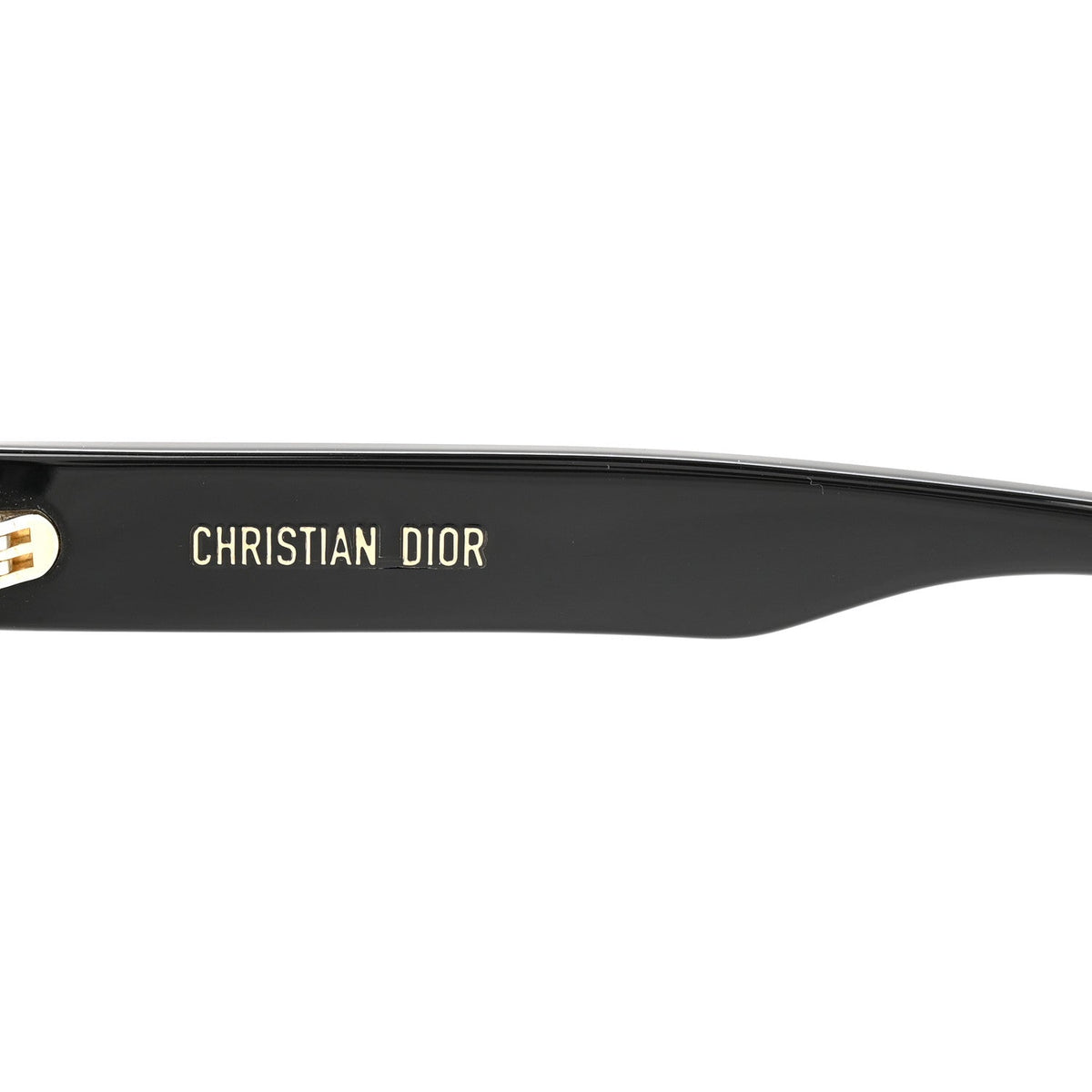 Acetate Diorsignature S1U Square Sunglasses Black