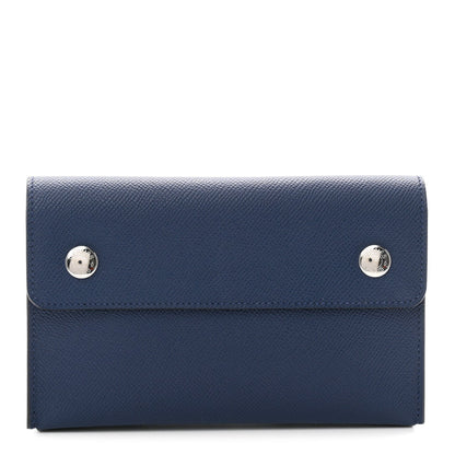 Epsom Hermesnap Wallet Bleu Navy