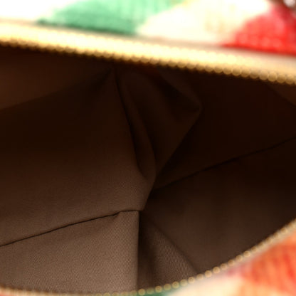 Tartan Matelasse Plaid Hand Bag Rosso Verde
