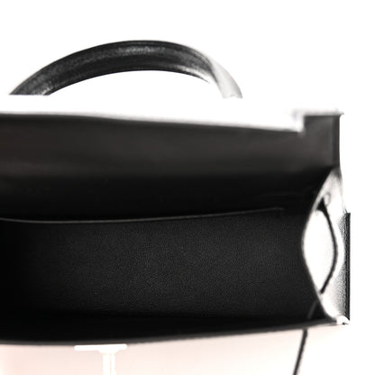 Chevre Chamkila Clou de Coeur Mini Kelly Sellier 20 Black