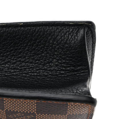 Damier Ebene Vavin Chain Wallet Black