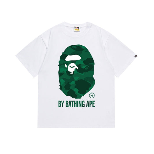 BAPE Green Camo Ape Head Graphic T-Shirt