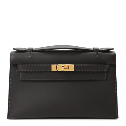 Swift Kelly Pochette Clutch Bai Brun