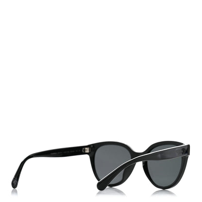 Acetate CC Butterfly Sunglasses 5414-A Black