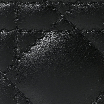 Lambskin Cannage Micro Lady Dior Black