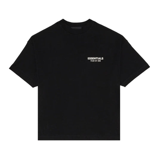 Fear of God Essentials Jersey Crewneck Tee Black White