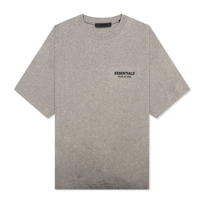 Fear of God Essentials Jersey Crewneck Tee Heather Grey