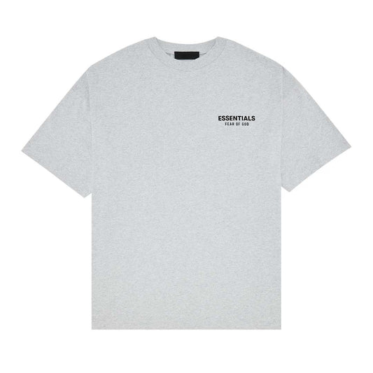 Fear of God Essentials Light Heather Grey Crewneck Tee