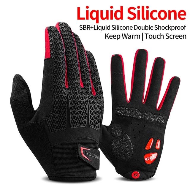 ROCKBROS Gel Liquid Silicone Cycling Gloves