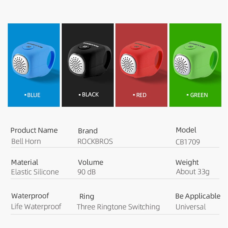 Electric Cycling Bell 90 dB Horn