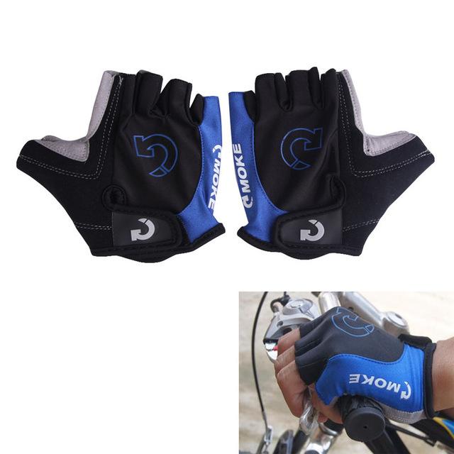 MOKE Gel Pad Half Finger Cycling Gloves