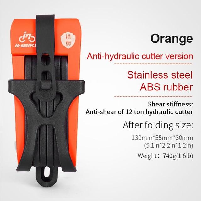INBIKE Alloy Steel Folding Lock