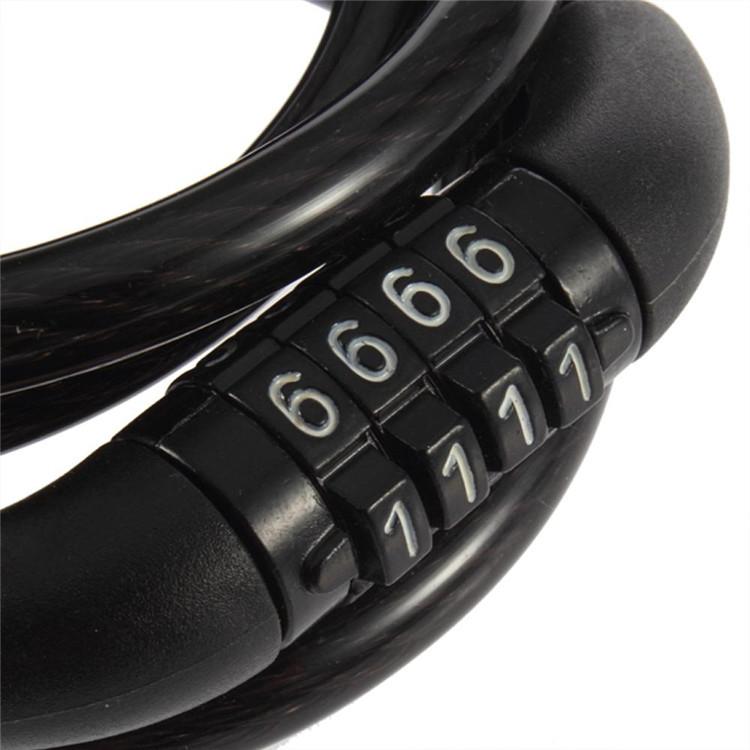 WEST BIKING Coded Bicycle Cable Lock