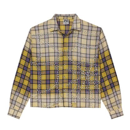 Vale Forever Lemonhead Flannel 'Yellow/Blue'