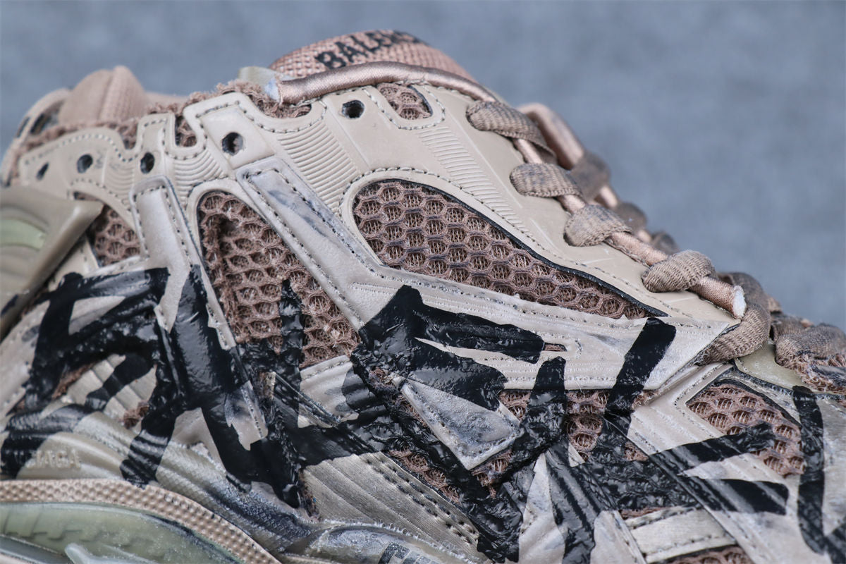 Balenciaga Runner Graffiti Sneaker 'Brown'