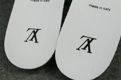 LV Trainer 'Green Monogram Denim'