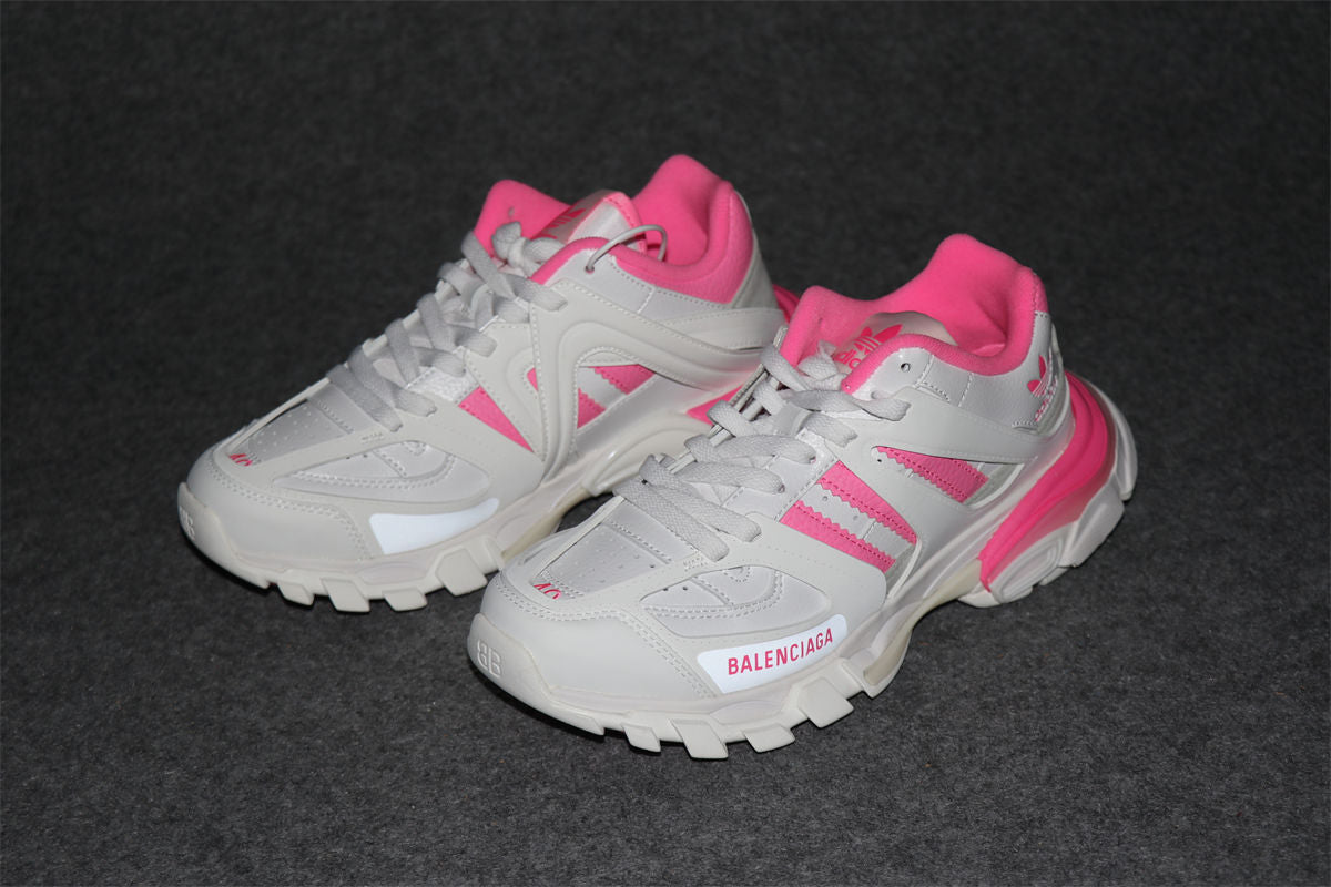 Balenciaga Wmns Track Sneaker 'White Fluo Pink'