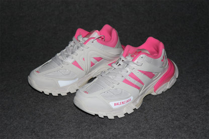Balenciaga Wmns Track Sneaker 'White Fluo Pink'