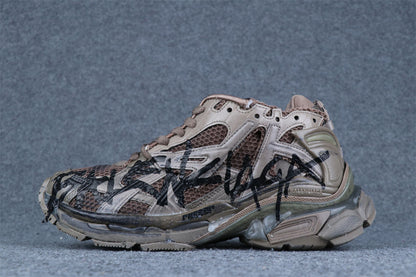 Balenciaga Runner Graffiti Sneaker 'Brown'