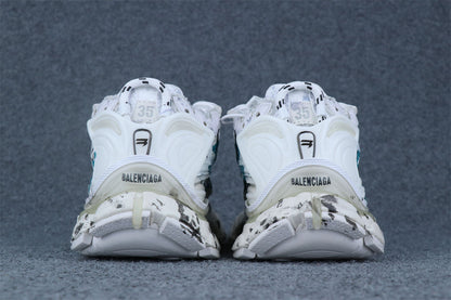 Balenciaga Wmns Runner Sneaker 'Graffiti - White Blue'
