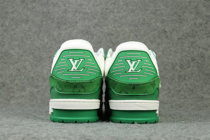 LV Trainer 'Green Monogram Denim'
