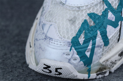 Balenciaga Wmns Runner Sneaker 'Graffiti - White Blue'