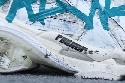 Balenciaga Wmns Runner Sneaker 'Graffiti - White Blue'