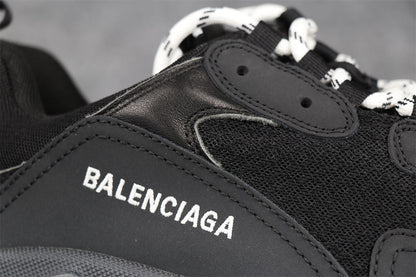Balenciaga Wmns Triple S Clear Sole ‘Black Green'
